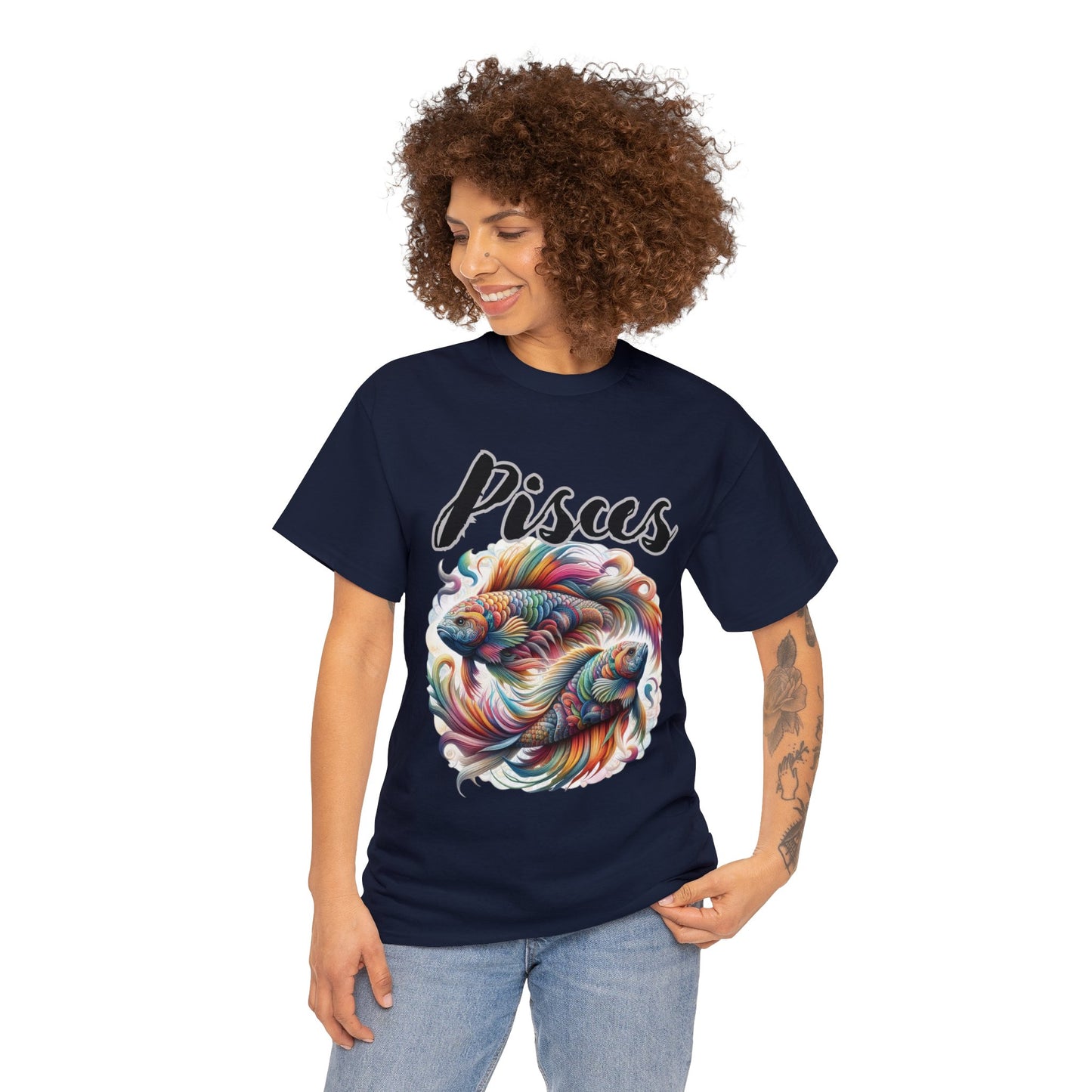 Pisces Unisex Heavy Cotton Tee