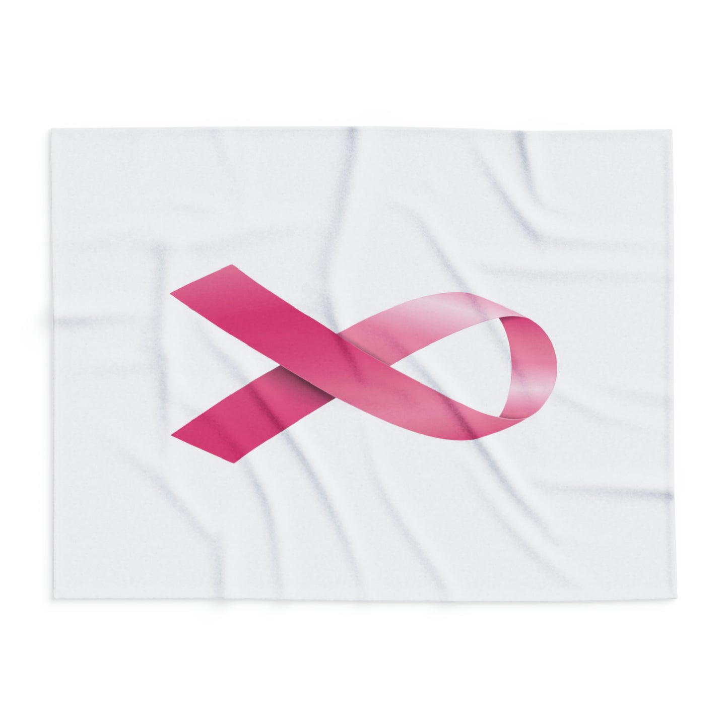 Cancer Ribbon Arctic Fleece Blanket