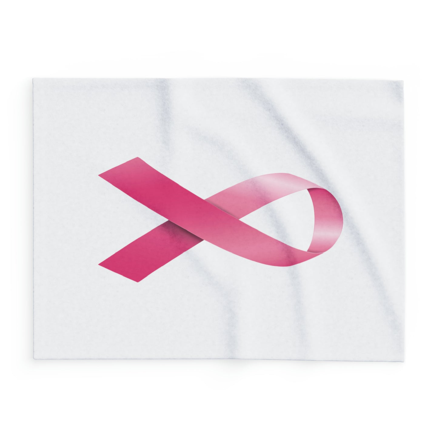 Cancer Ribbon Arctic Fleece Blanket