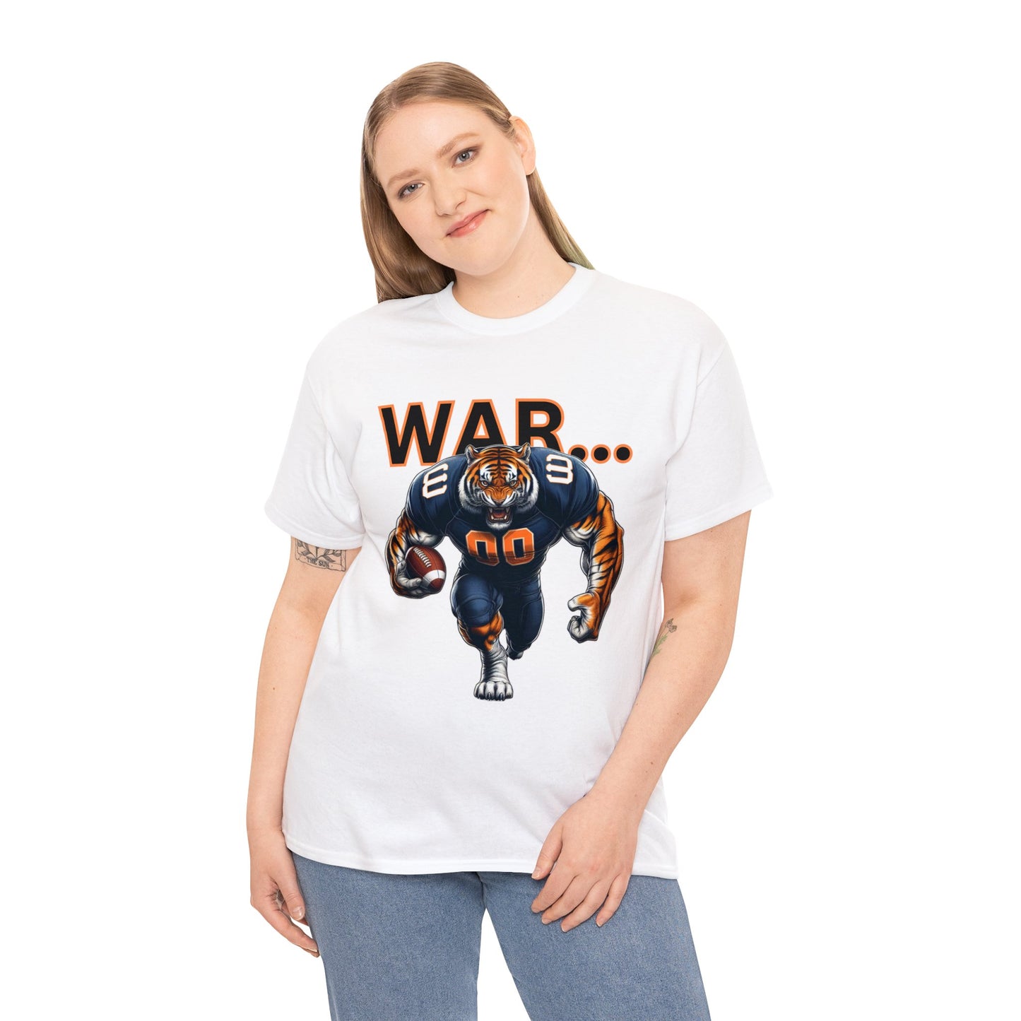 War Tiger Unisex Heavy Cotton Tee