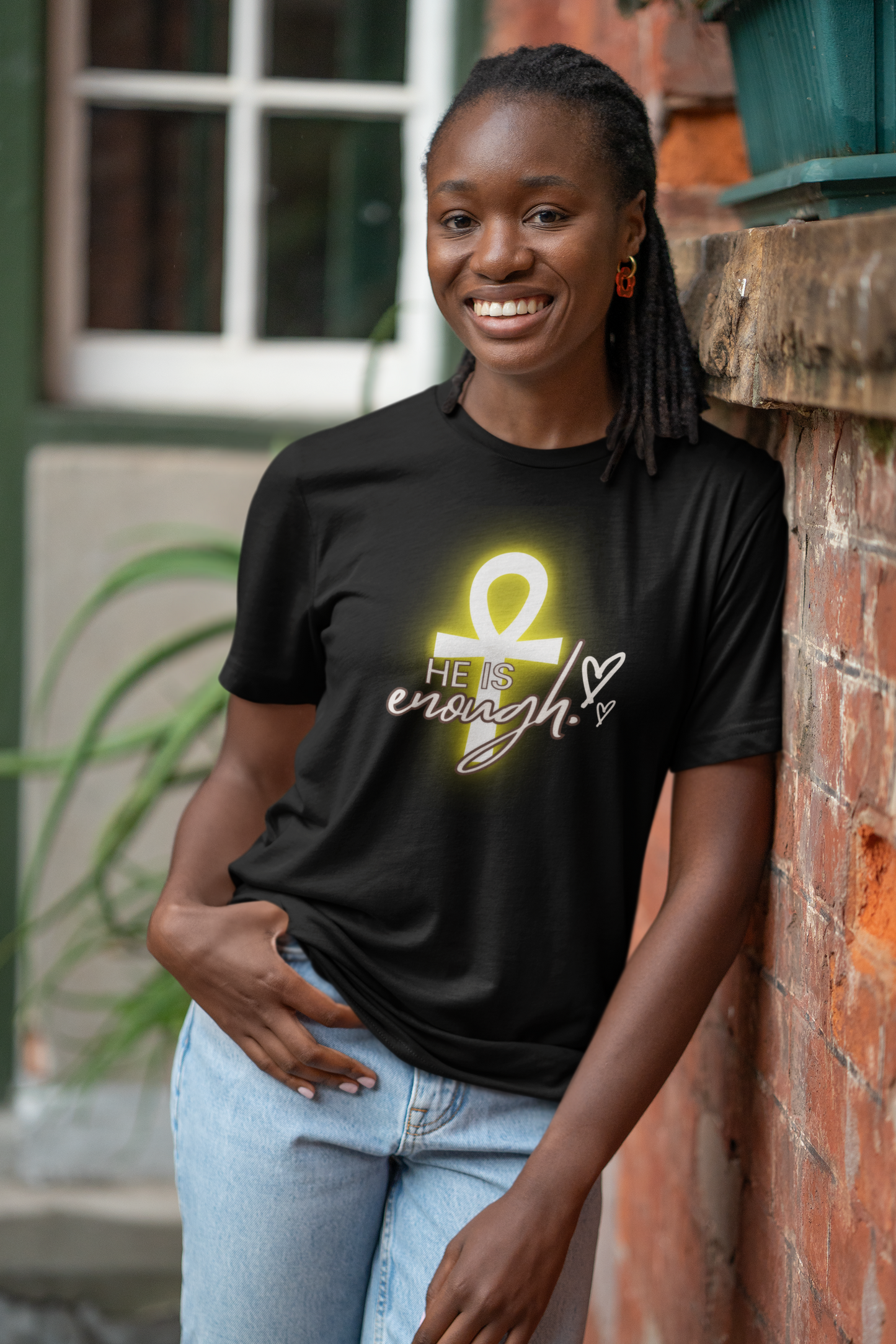 He is Enough Ankh Unisex t-shirt