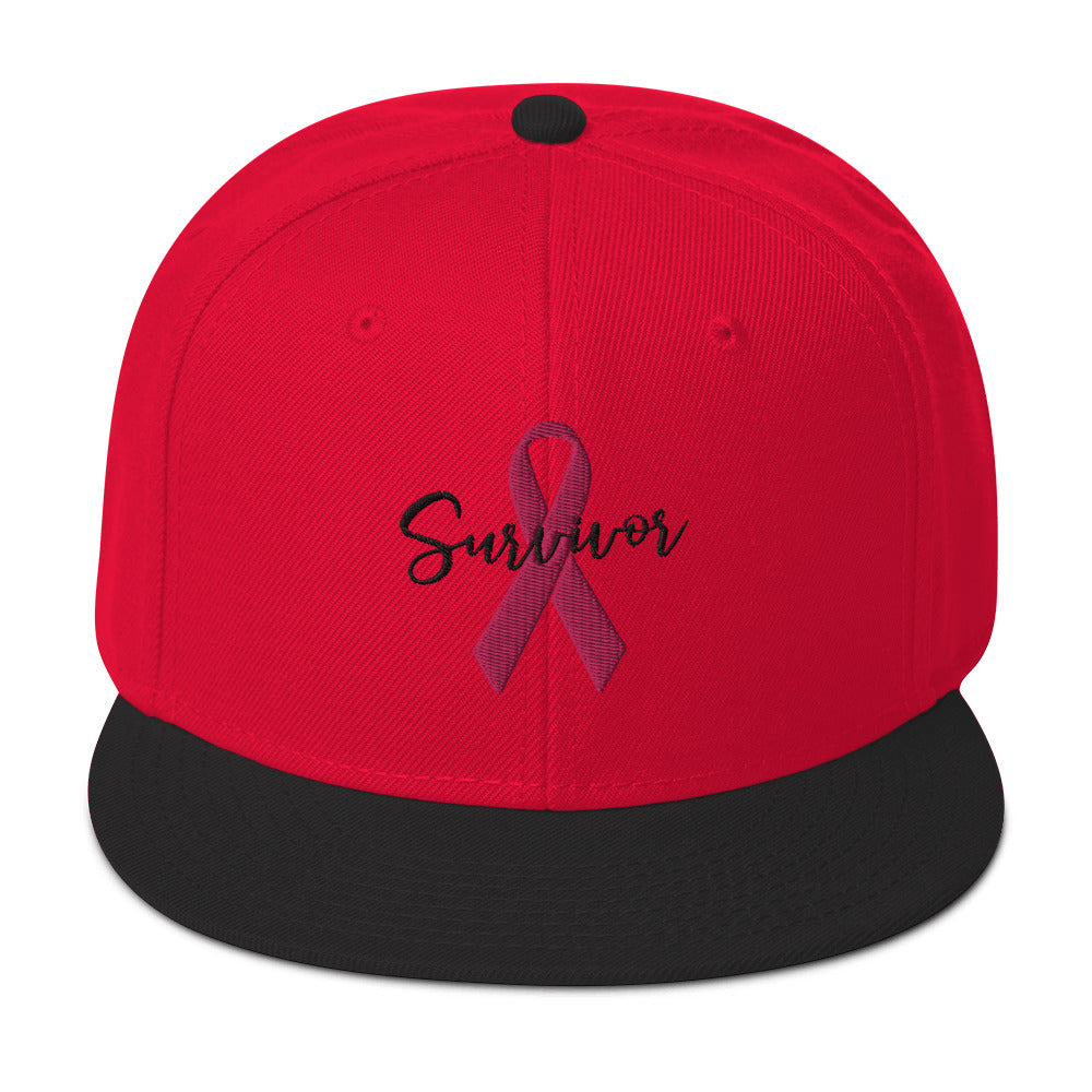 Cancer Survivor Snapback Hat