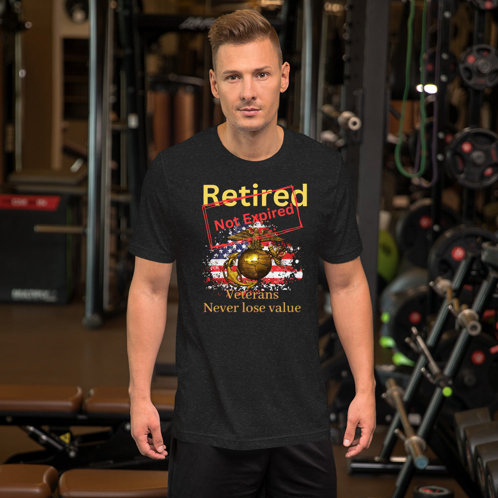 Retired Not Expired Marine - Unisex t-shirt