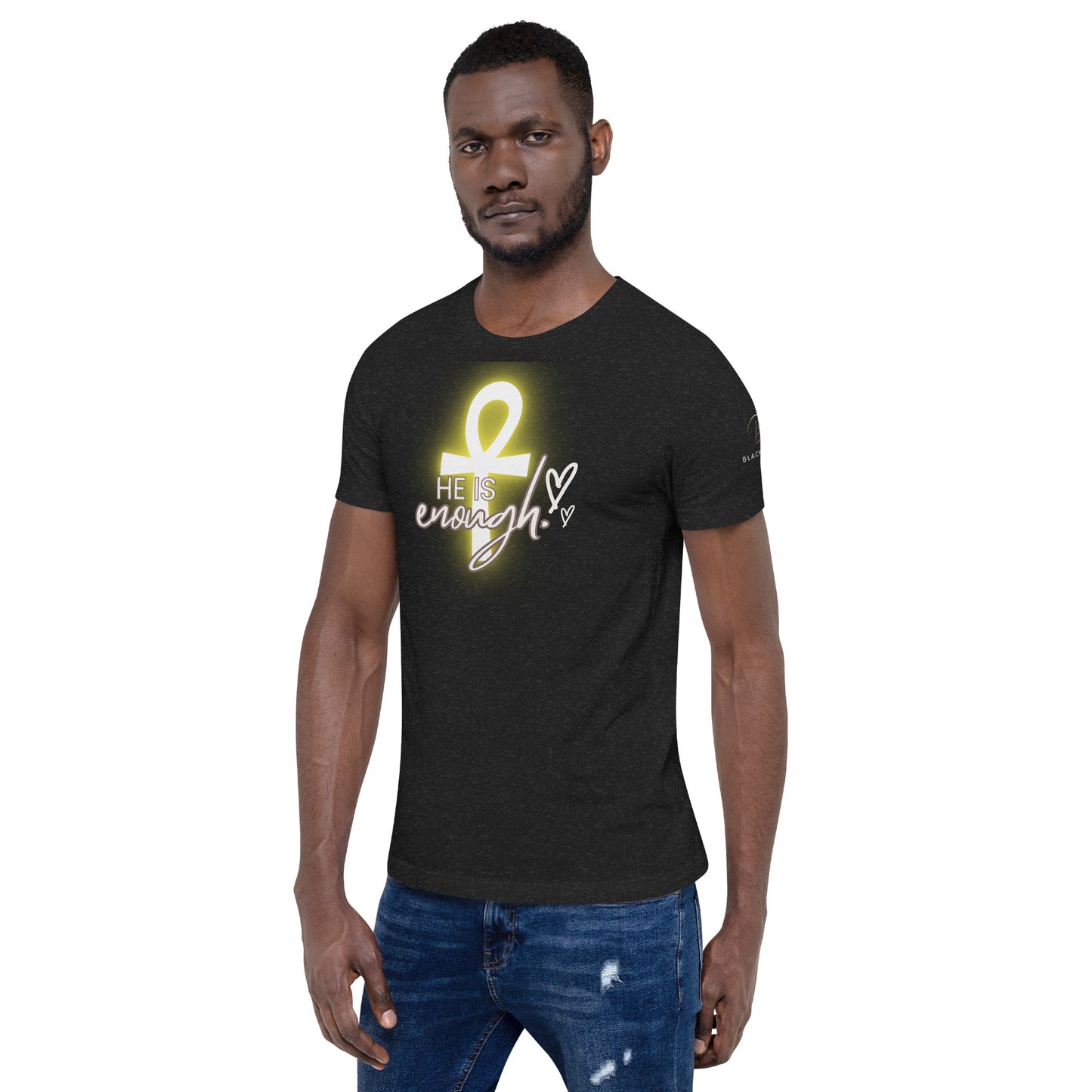 He is Enough Ankh Unisex t-shirt