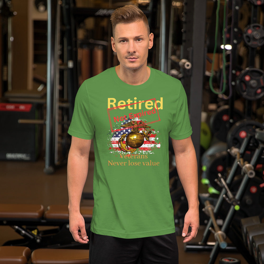 Retired Not Expired Marine - Unisex t-shirt