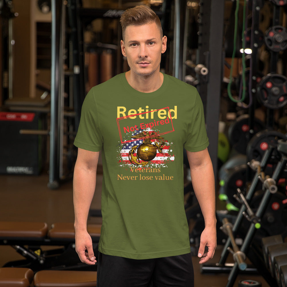 Retired Not Expired Marine - Unisex t-shirt