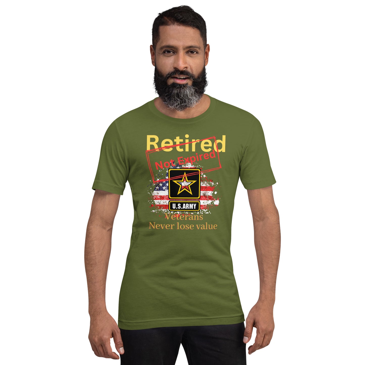 Retired Not Expired - Army Unisex t-shirt