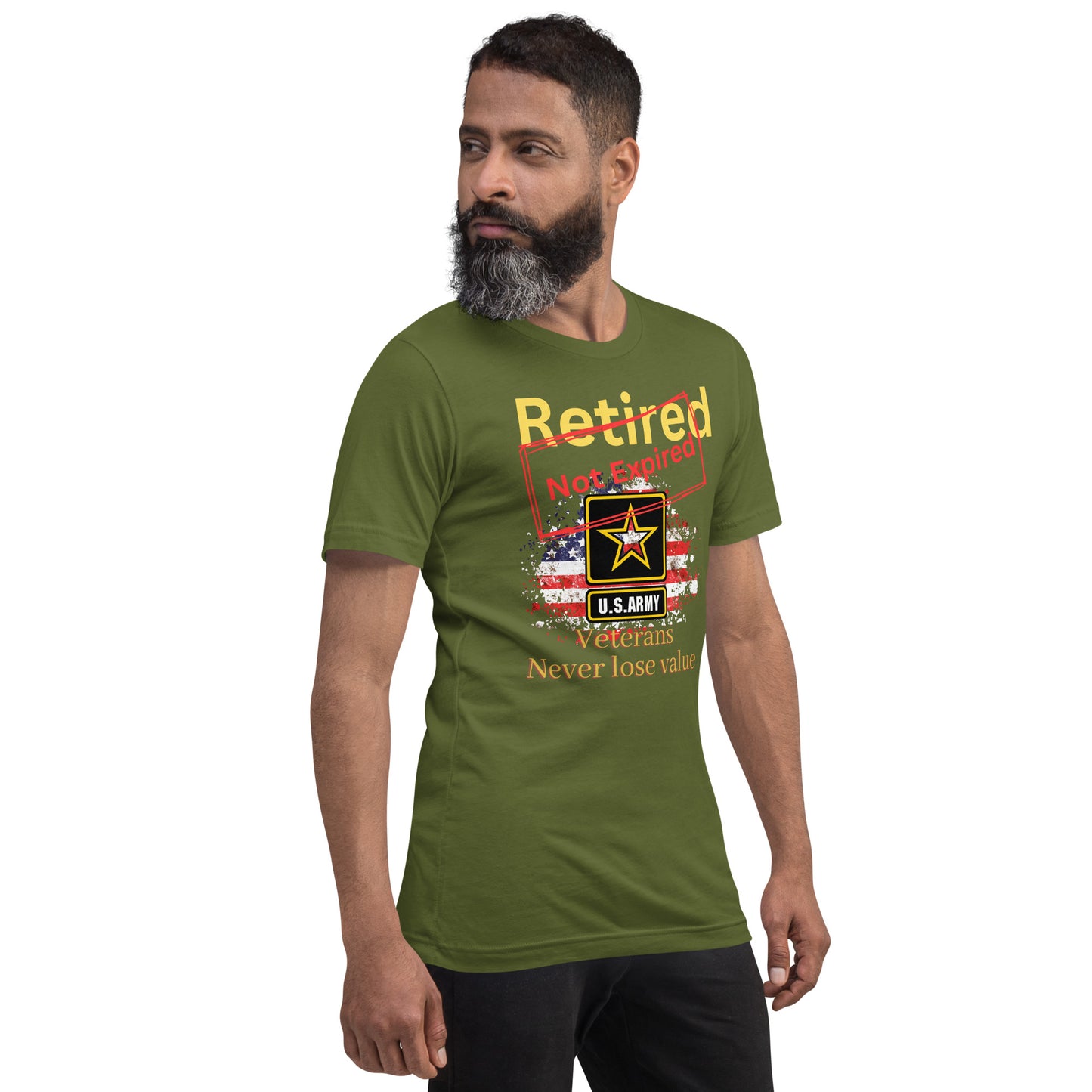 Retired Not Expired - Army Unisex t-shirt