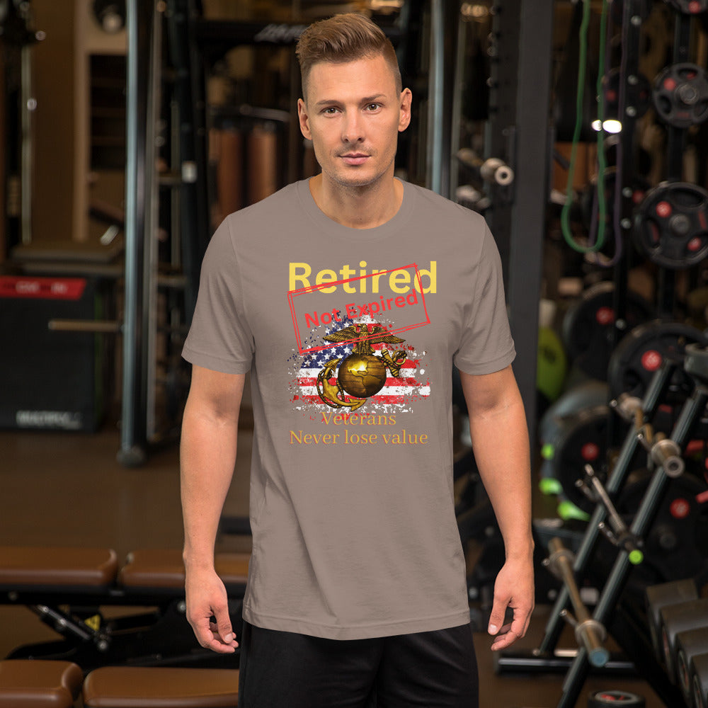 Retired Not Expired Marine - Unisex t-shirt