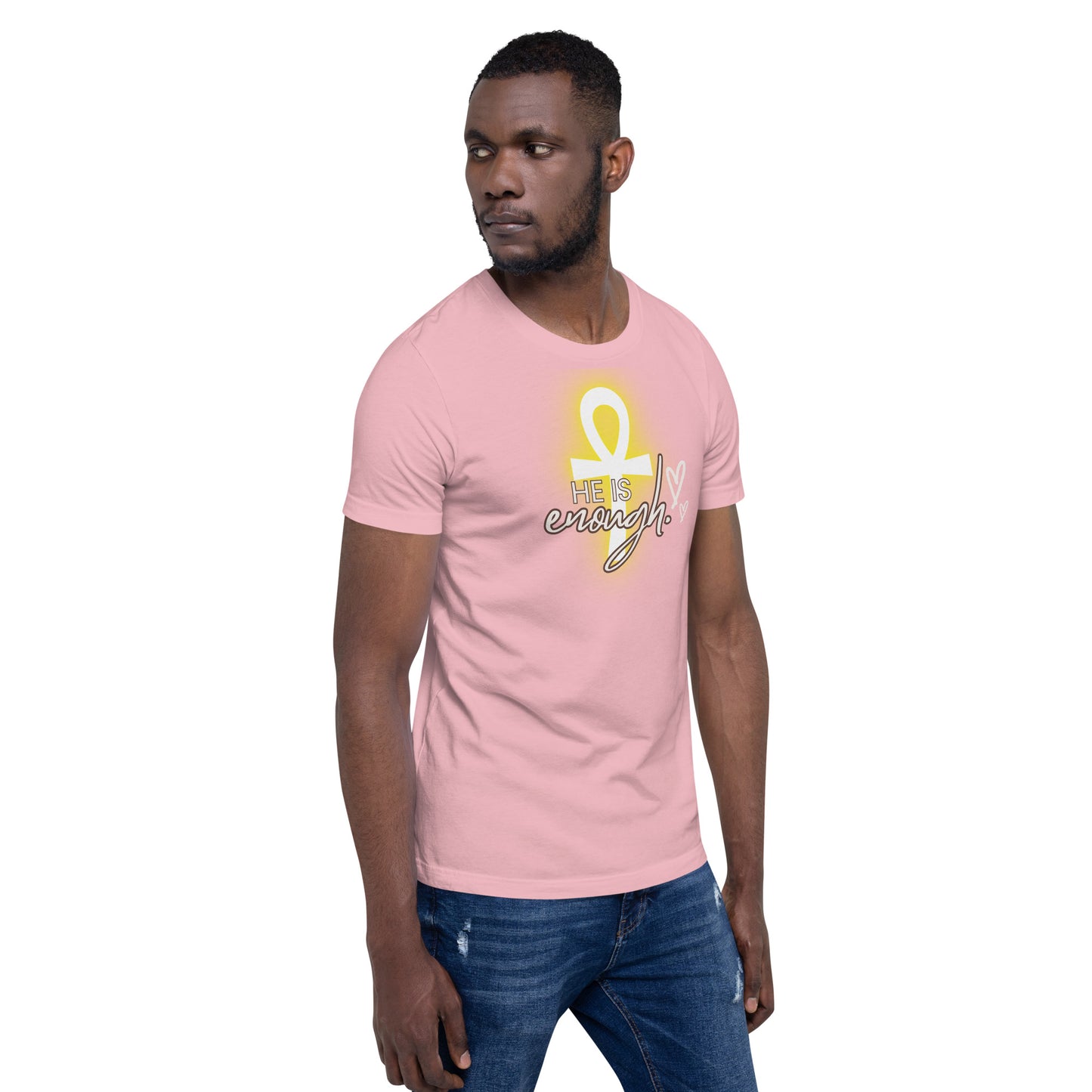 He is Enough Ankh Unisex t-shirt