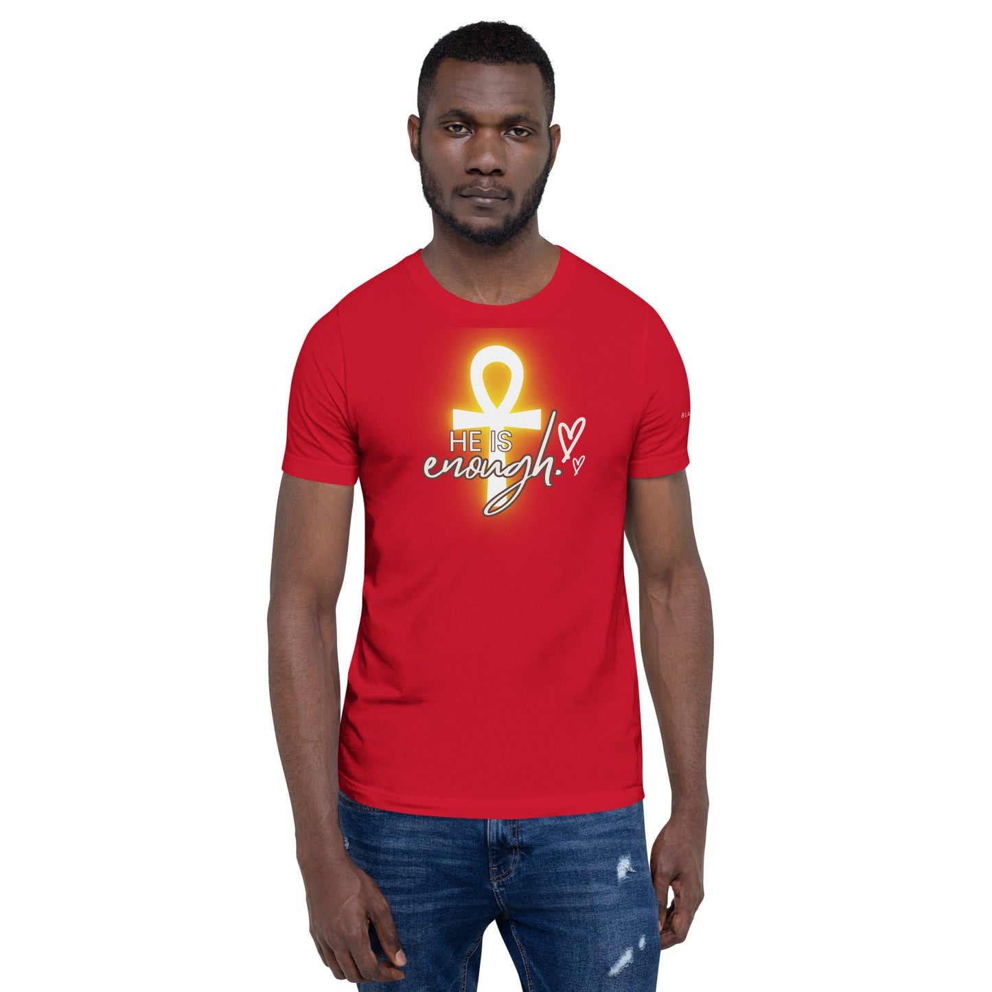 He is Enough Ankh Unisex t-shirt