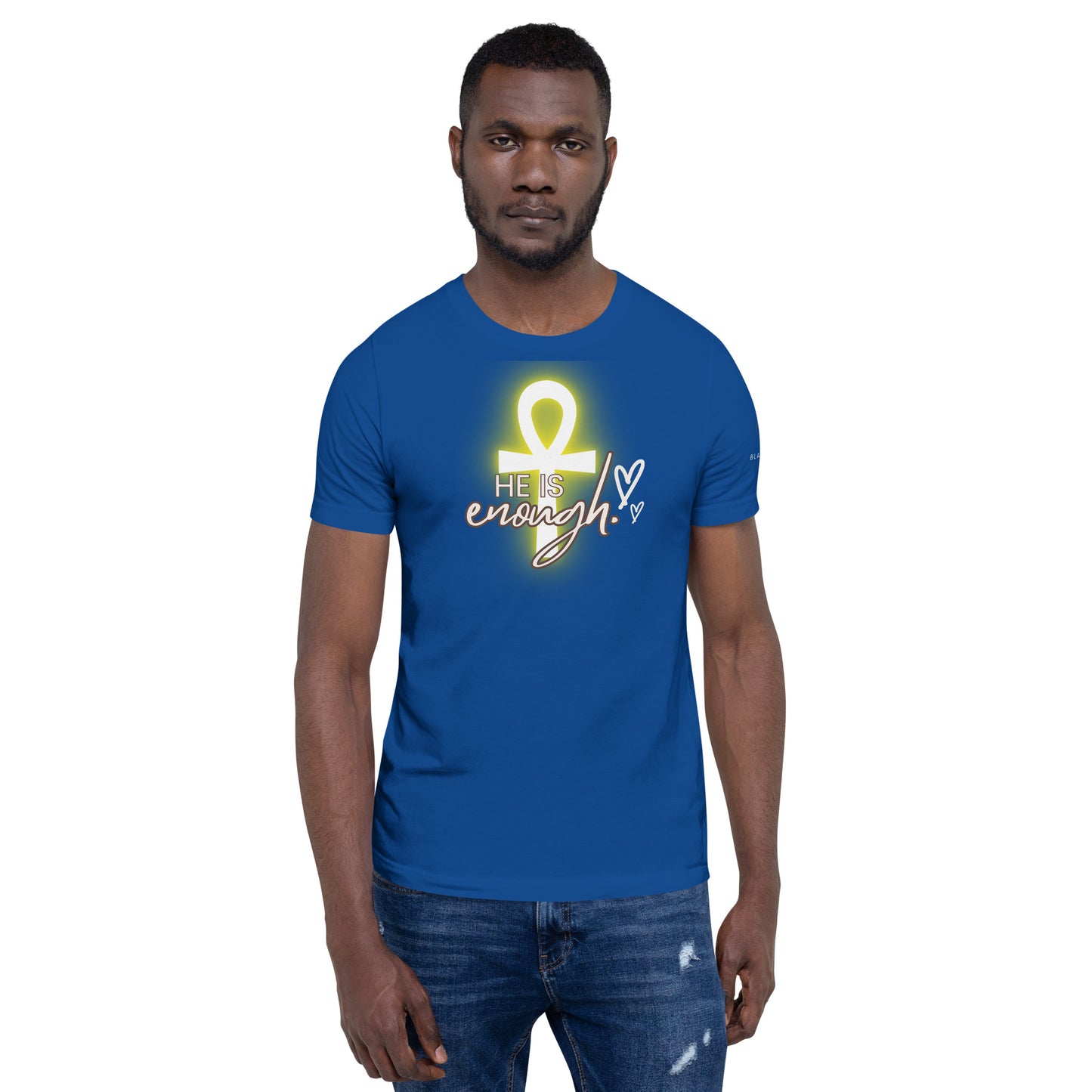 He is Enough Ankh Unisex t-shirt