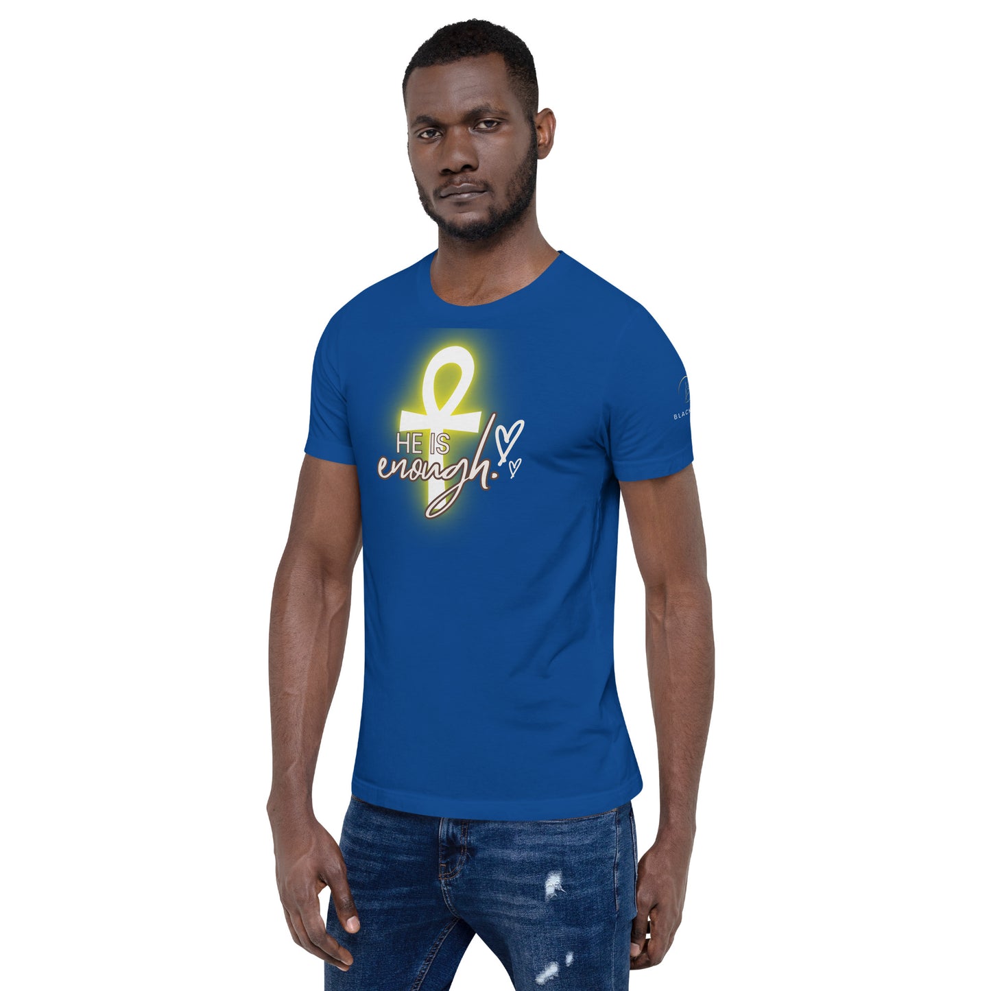 He is Enough Ankh Unisex t-shirt