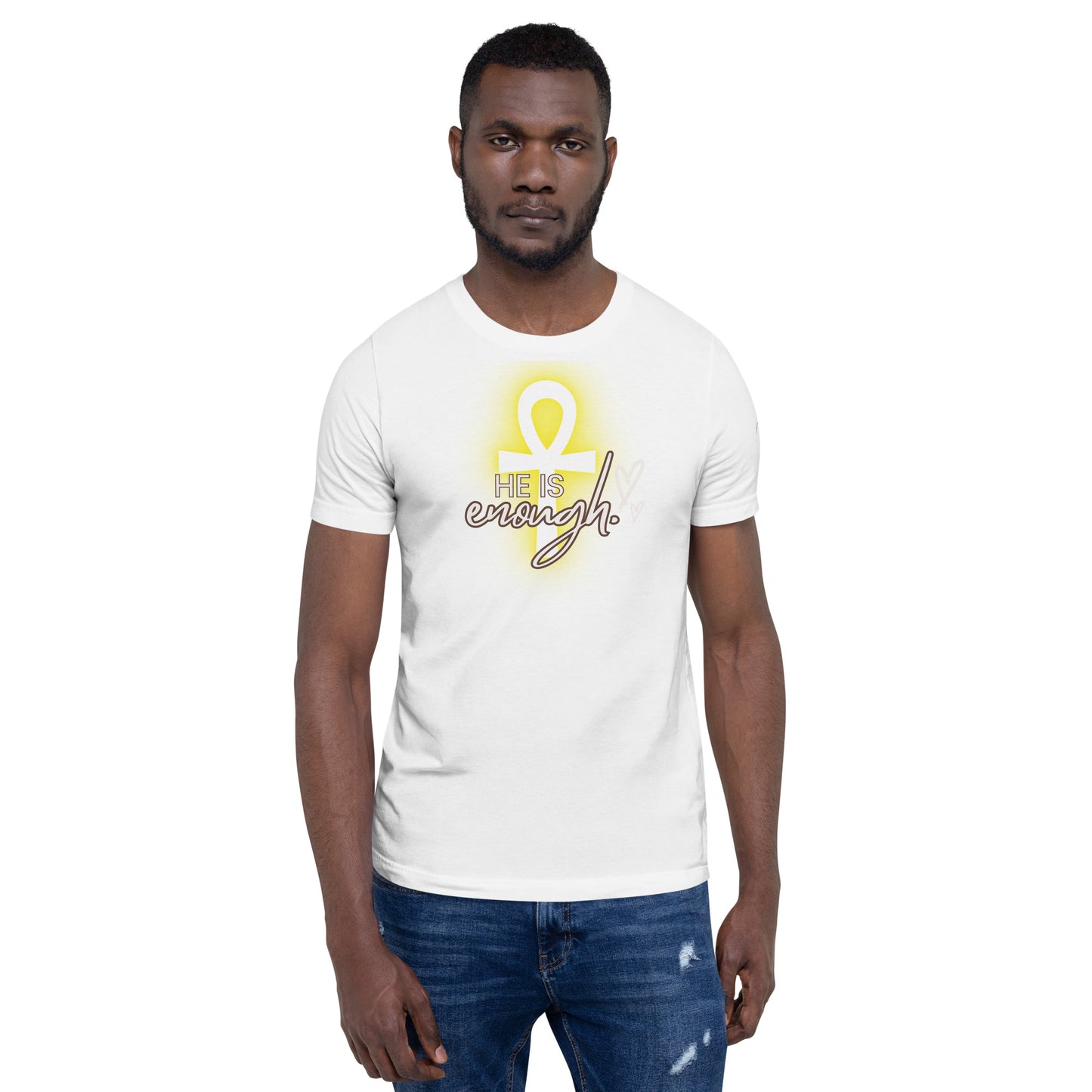 He is Enough Ankh Unisex t-shirt