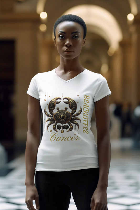 Cancer Zodiac Women’s relaxed v-neck t-shirt