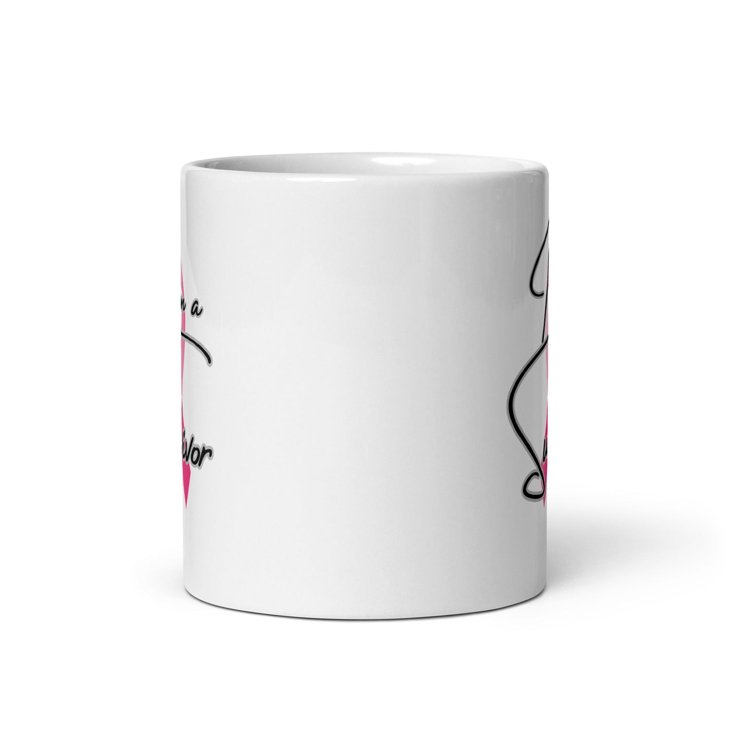 I'm a survivor - White glossy mug