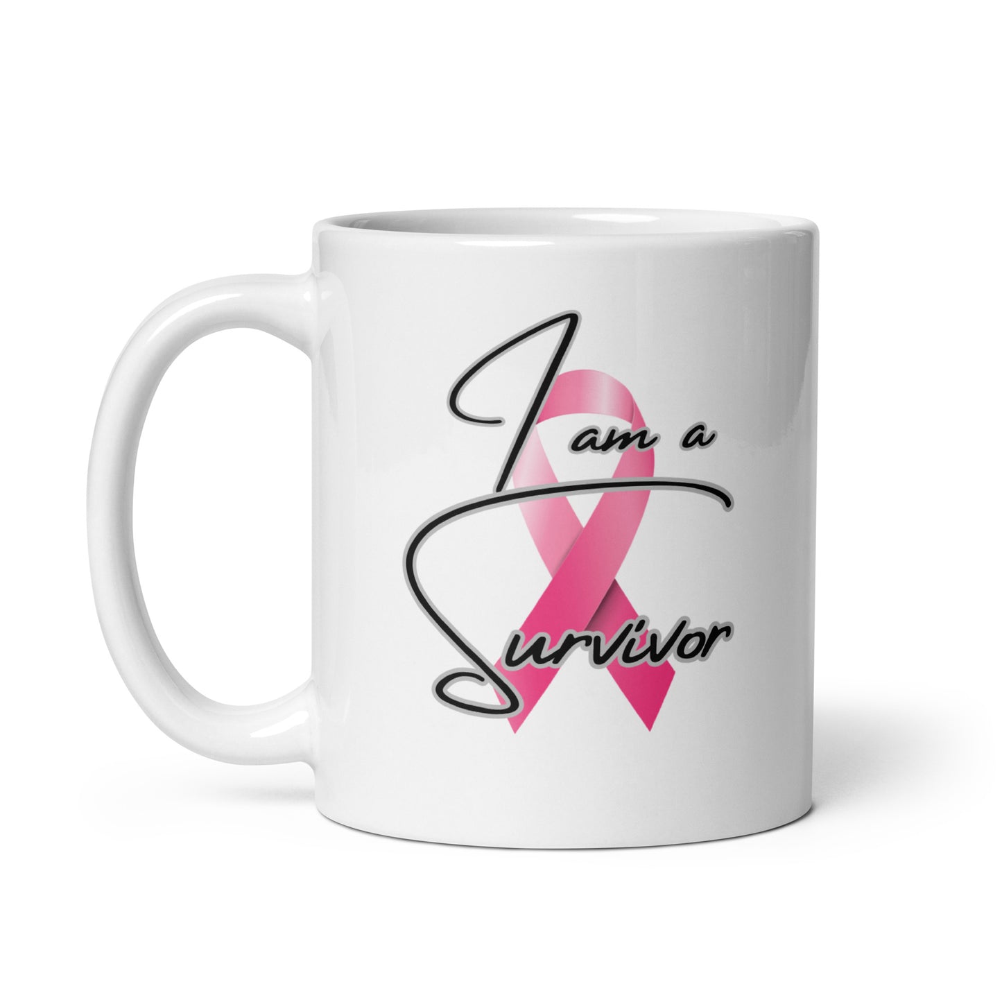 I'm a survivor - White glossy mug