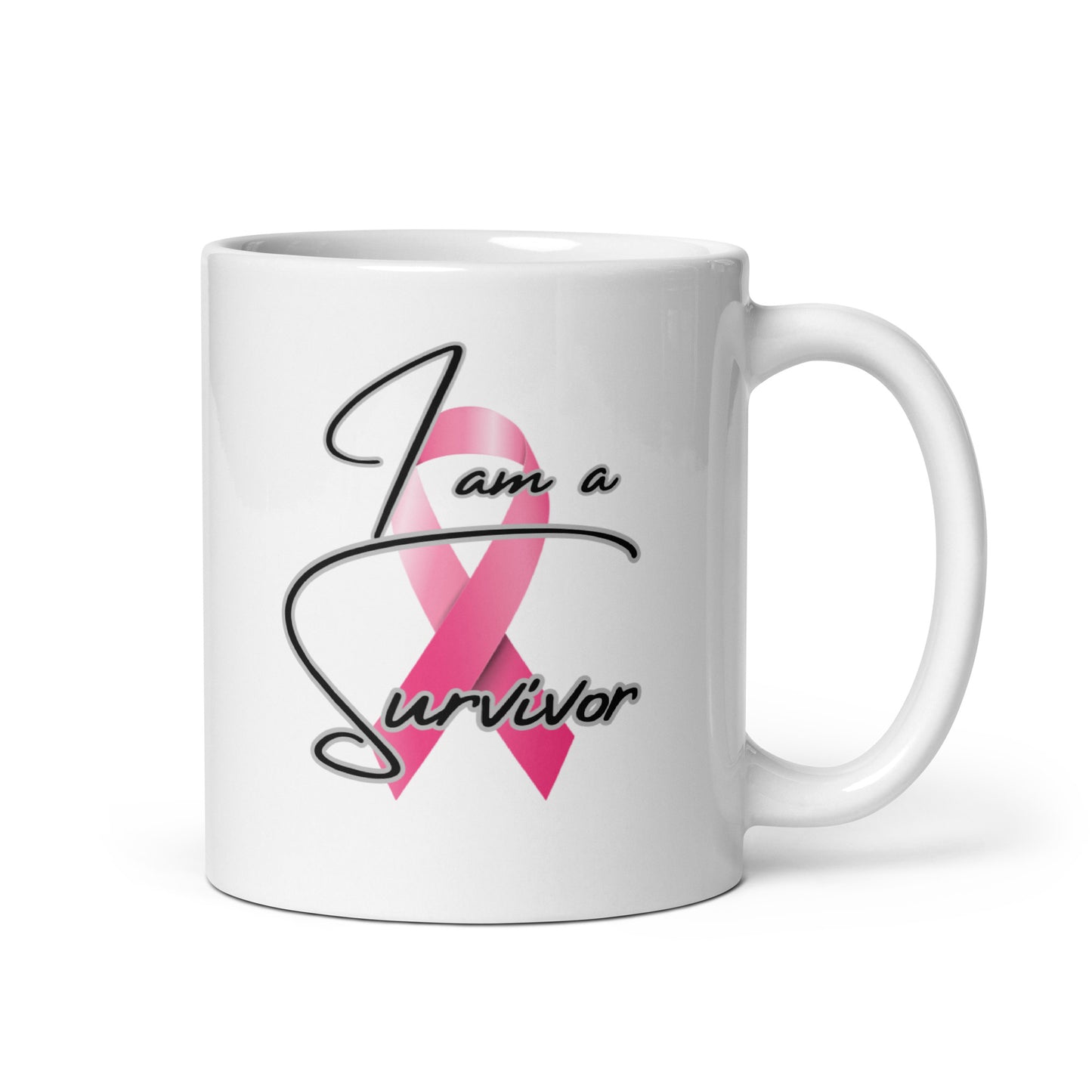 I'm a survivor - White glossy mug