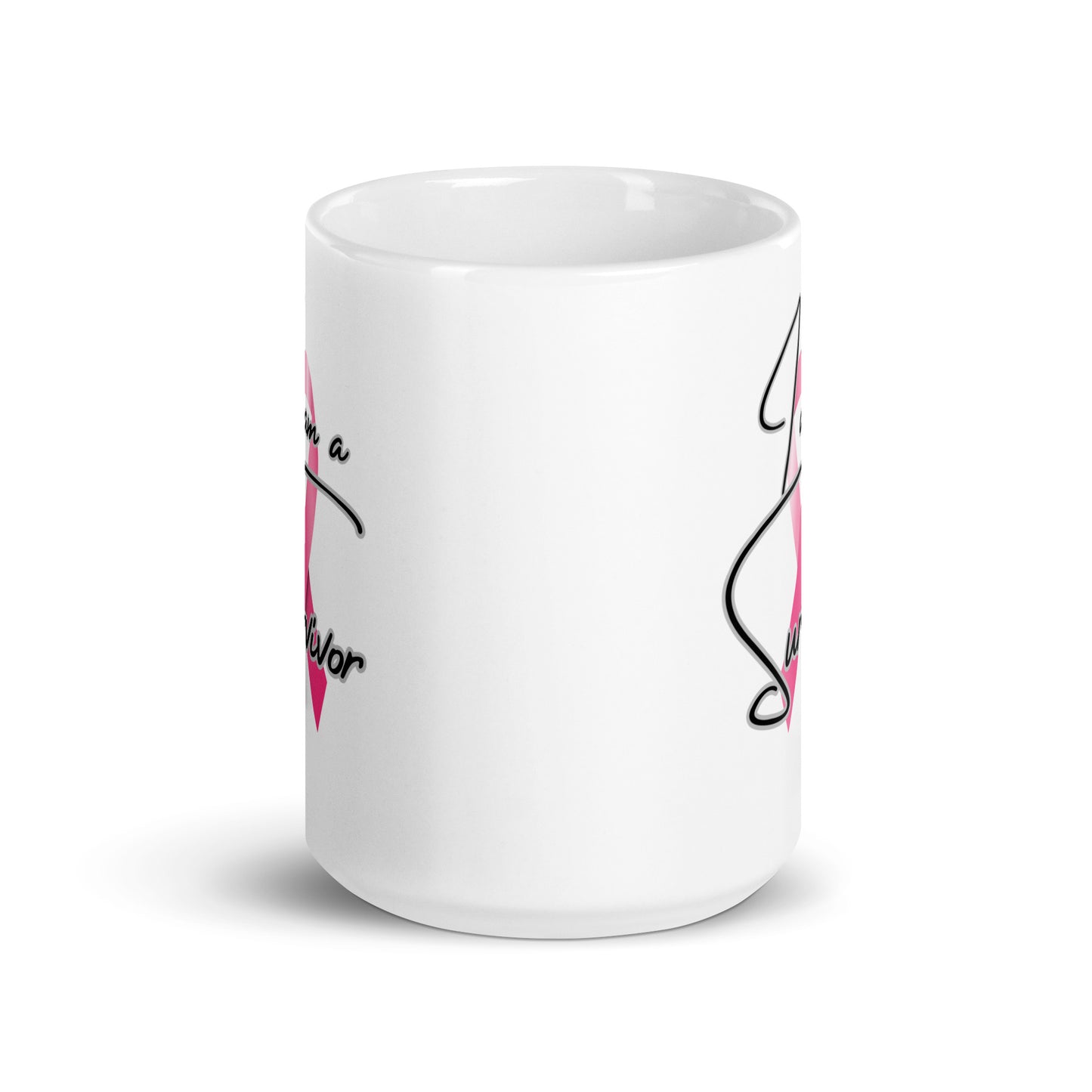 I'm a survivor - White glossy mug