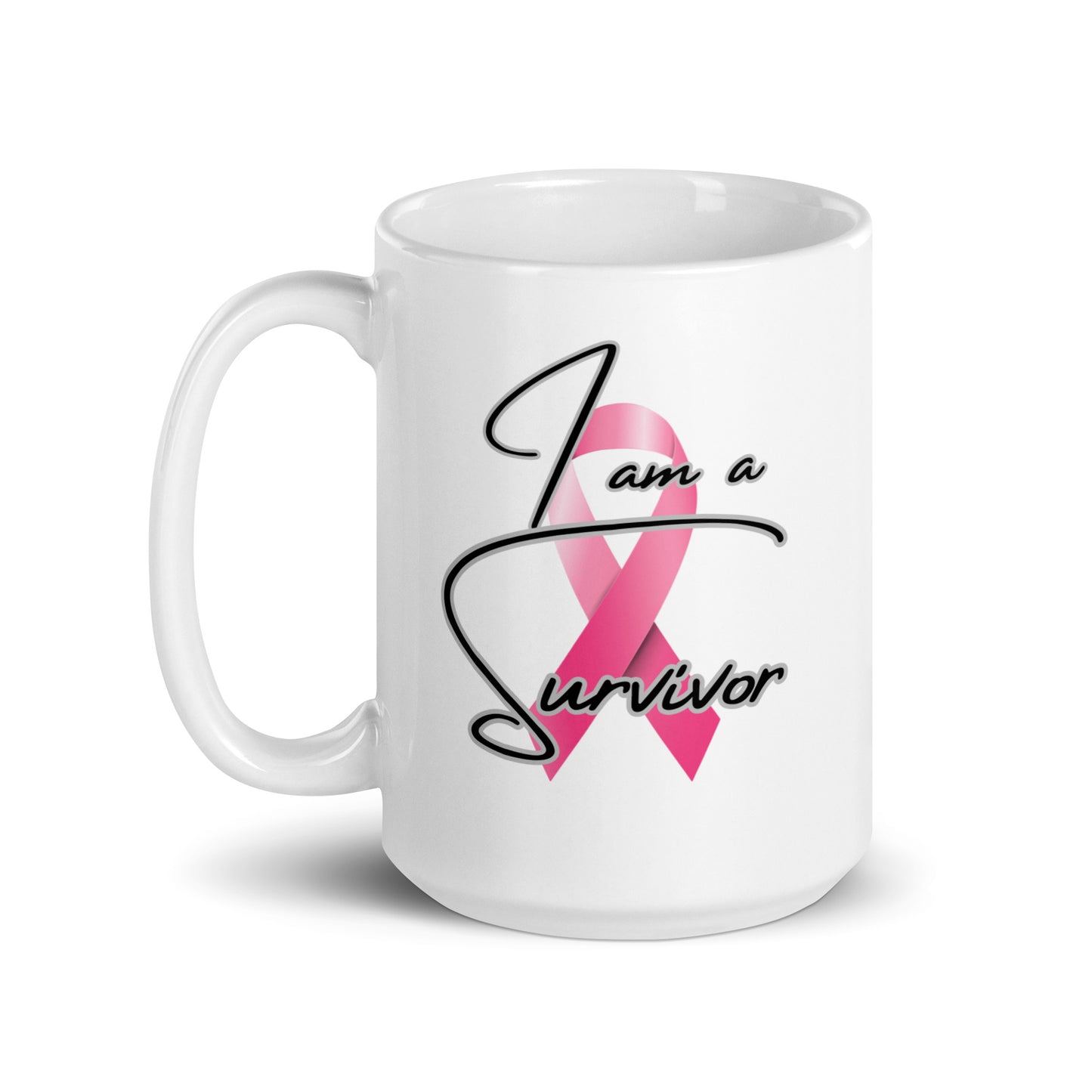 I'm a survivor - White glossy mug