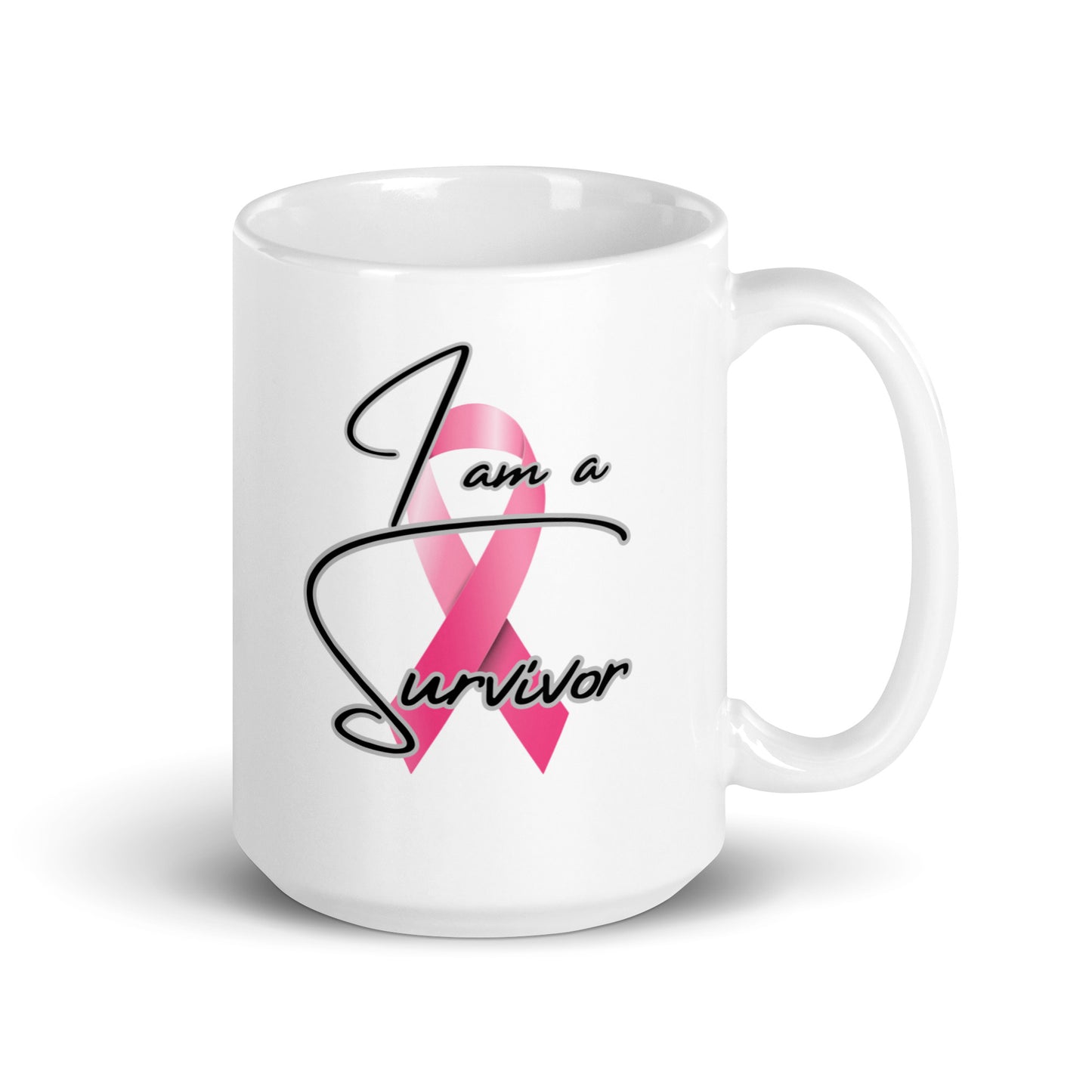 I'm a survivor - White glossy mug