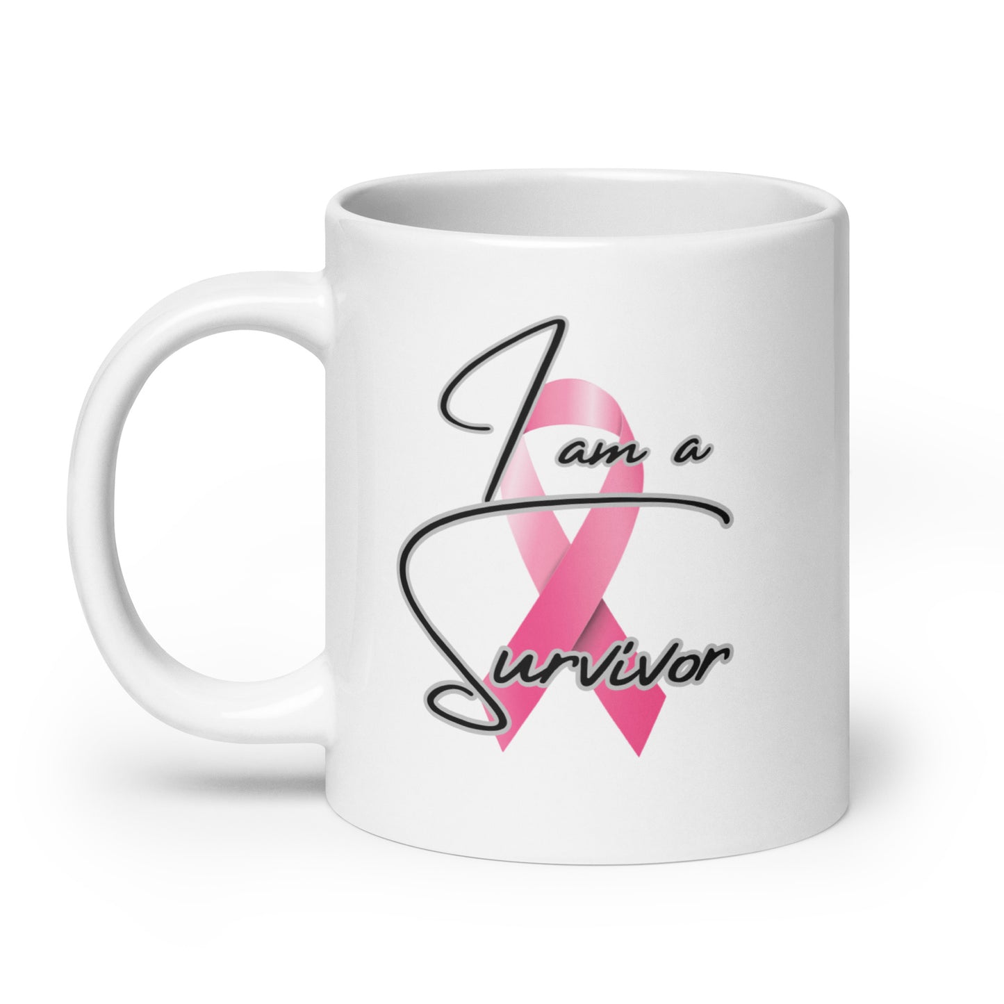 I'm a survivor - White glossy mug