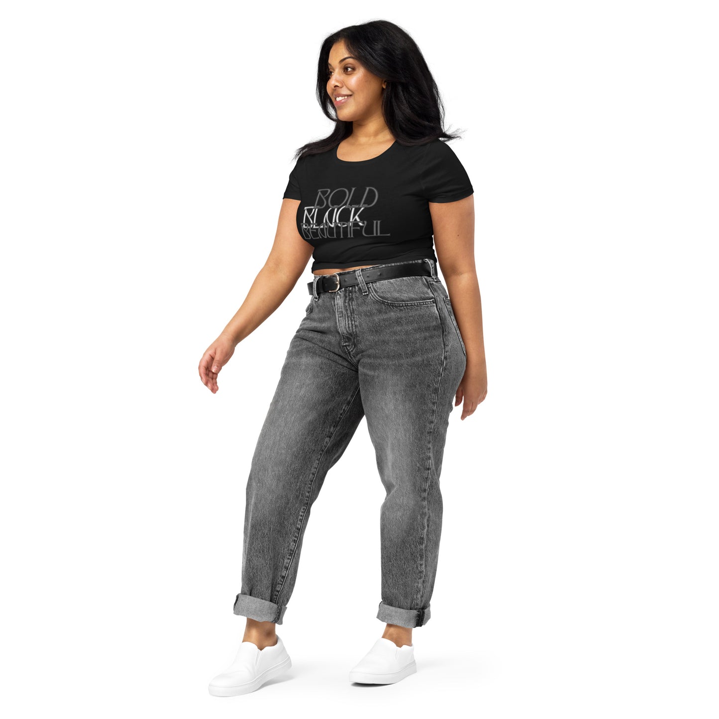 Bold Black Beautiful Women’s Crop Tee