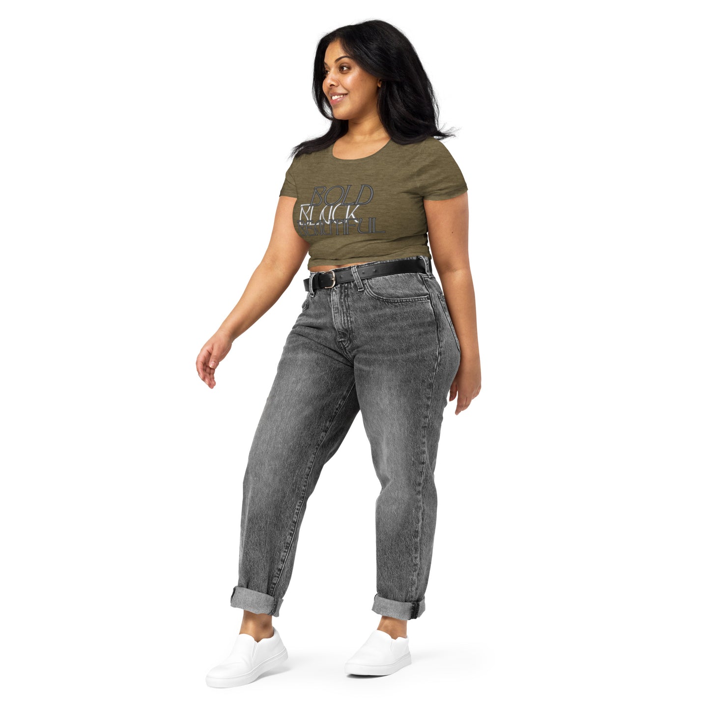 Bold Black Beautiful Women’s Crop Tee