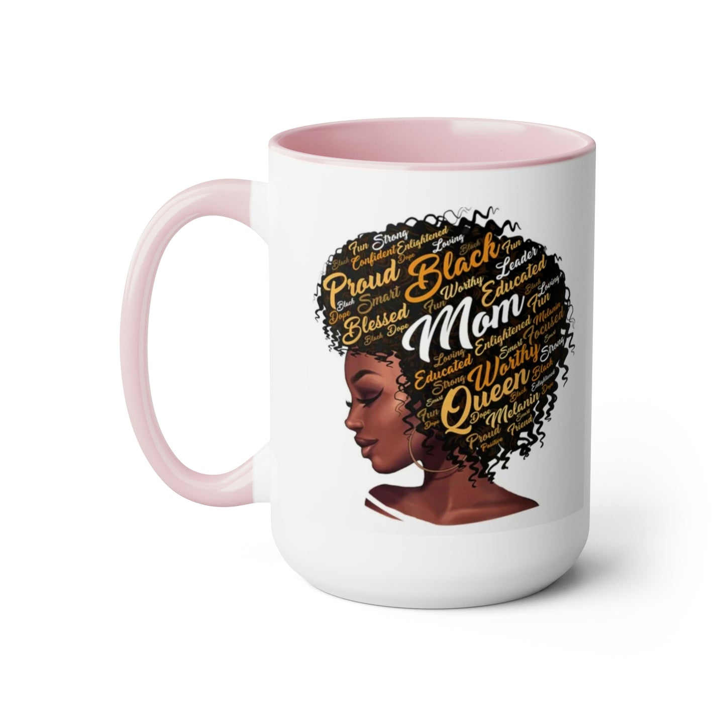 Mom Two-Tone Coffee Mug, 15oz