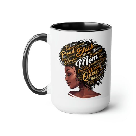 Mom Two-Tone Coffee Mug, 15oz