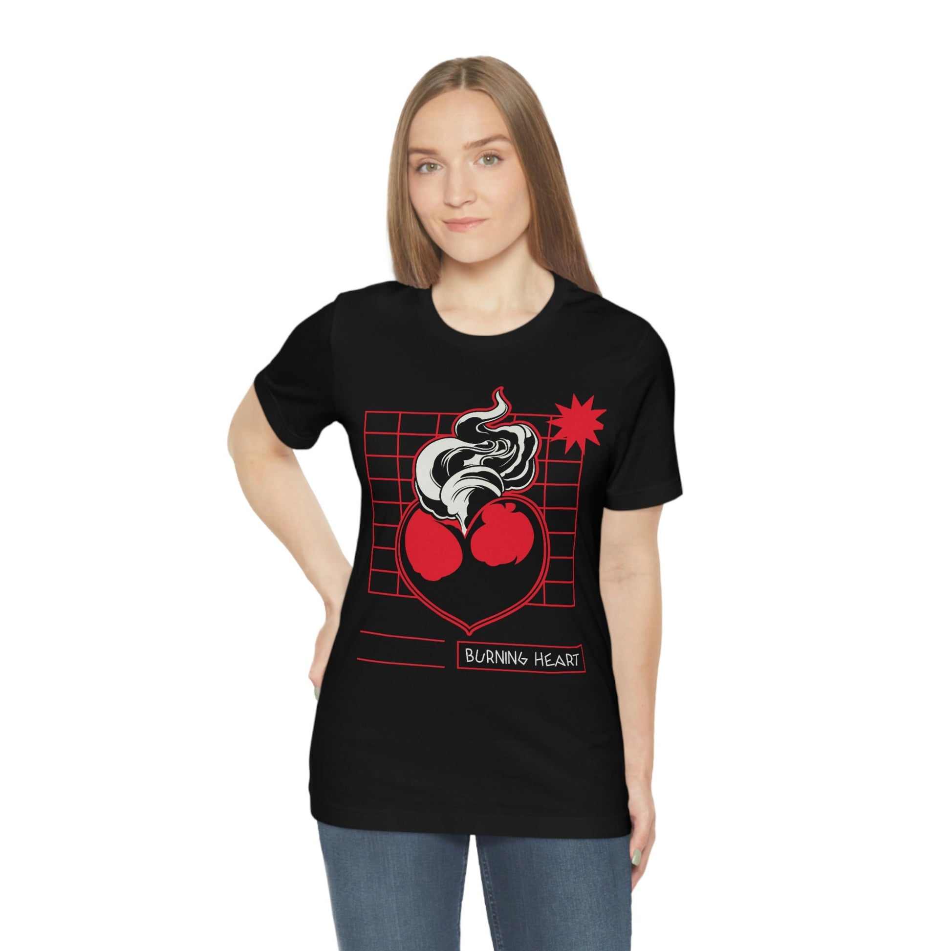 Burning Heart Short Sleeve Tee