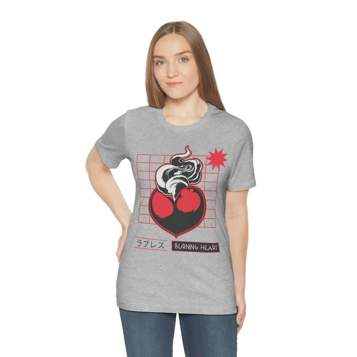 Burning Heart Short Sleeve Tee