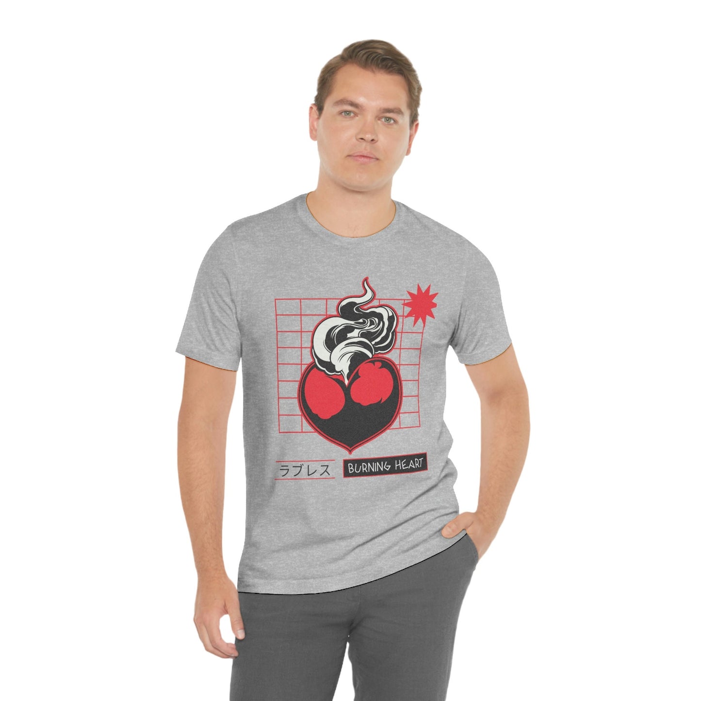 Burning Heart Short Sleeve Tee