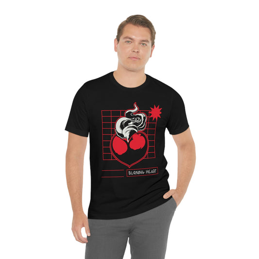 Burning Heart Short Sleeve Tee