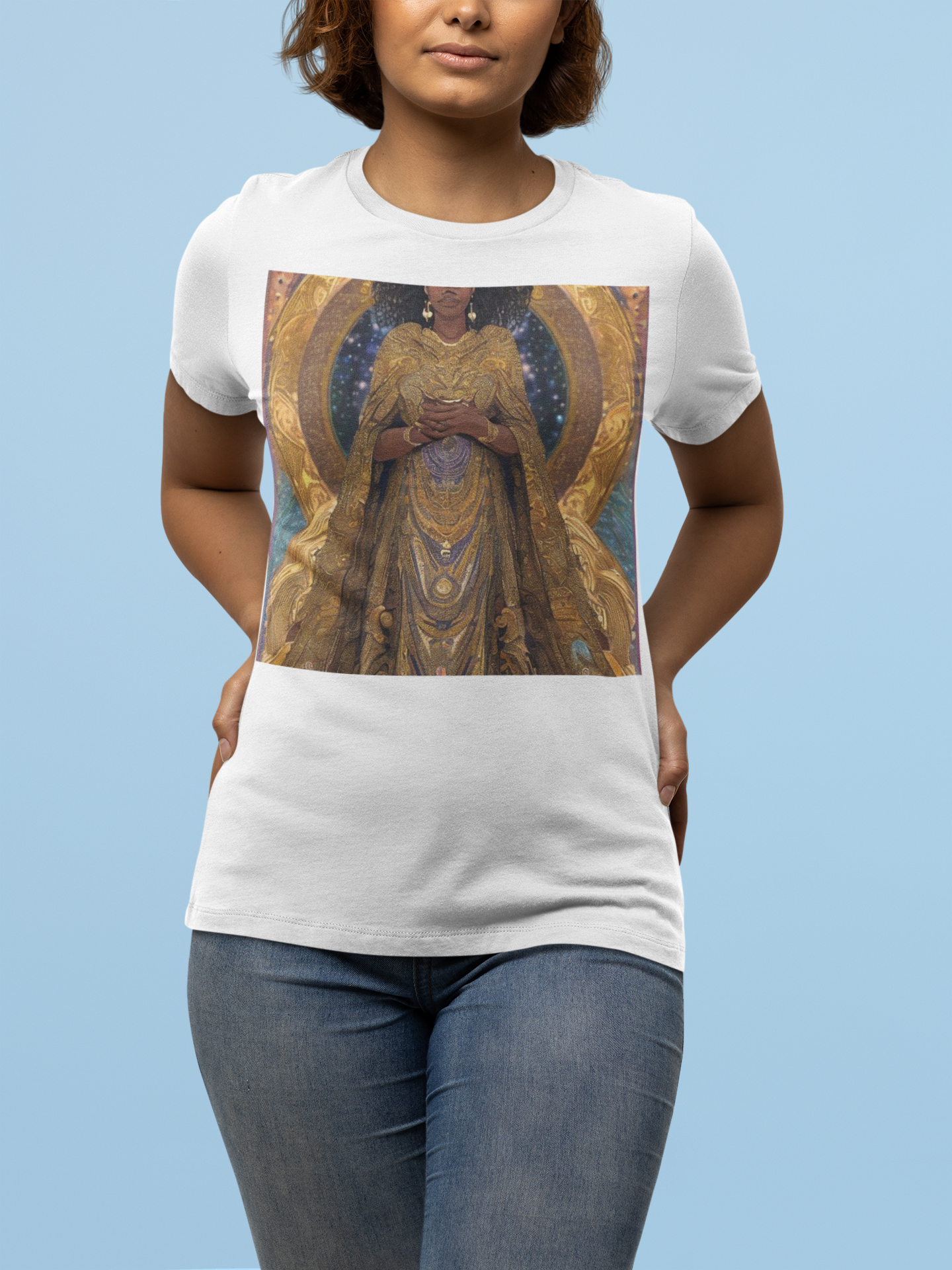 The Goddess Nique V-Neck T-Shirt