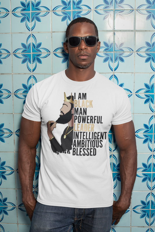 I Am Black Man Tee - Short Sleeve T-Shirt